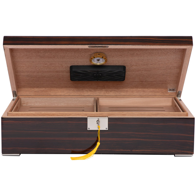 Humidor Supreme Valentino 250 Count Cigar Humidor, High Lacquer Finish